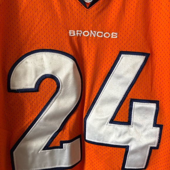 Reebok Orange and Navy Men's Jersey - Picture 2 of 6